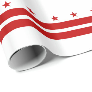 Washington DC Staatsflagge Geschenkpapier