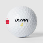 Washington DC Staatsflagge Golfball (Logo)