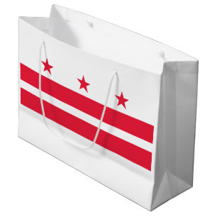 Washington DC Staatsflagge Große Geschenktüte