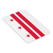 Washington DC Staatsflagge Magnet (Rechte Seite)