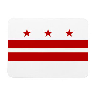 Washington DC Staatsflagge Magnet
