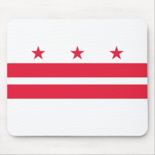 Washington DC Staatsflagge Mousepad