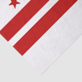 Washington DC Staatsflagge Seidenpapier (Ausschnitt)