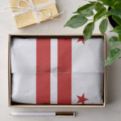 Washington DC Staatsflagge Seidenpapier (Geschenk)