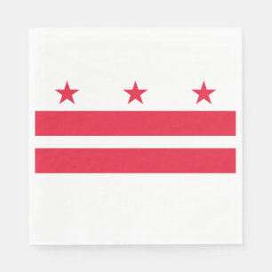 Washington DC Staatsflagge Serviette