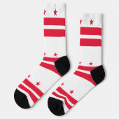 Washington DC Staatsflagge Socken (Linkes Detail)