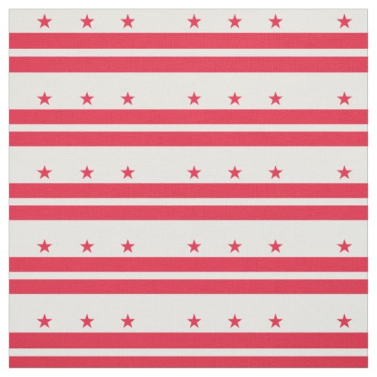 Washington DC Staatsflagge Stoff (Muster)