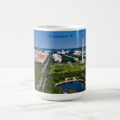 Washington DC Stadtsilhouette Kaffeetasse (Mittel)