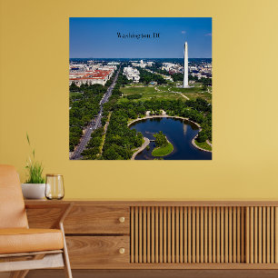 Washington DC Stadtsilhouette Poster