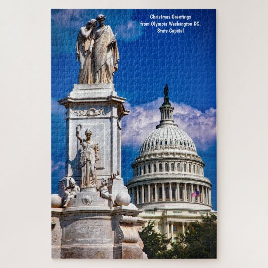 Washington DC. State Capitol. Puzzle (Vertikal)