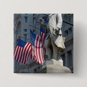Washington, DC, Statue von Benjamin Franklin Button