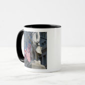 Washington, DC, Statue von Benjamin Franklin Tasse (Vorderseite Links)