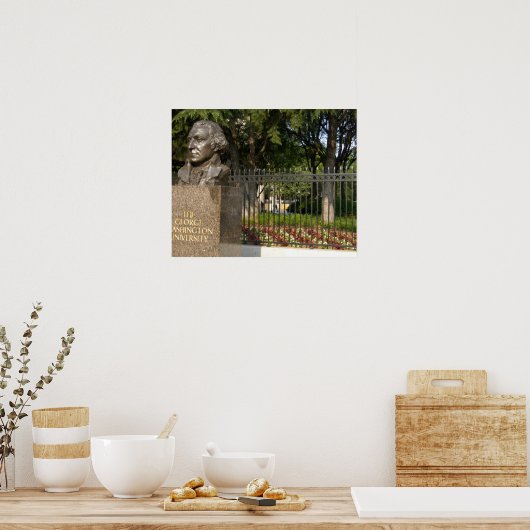 Washington, DC, Statue von George Washington, The Poster (Küche)