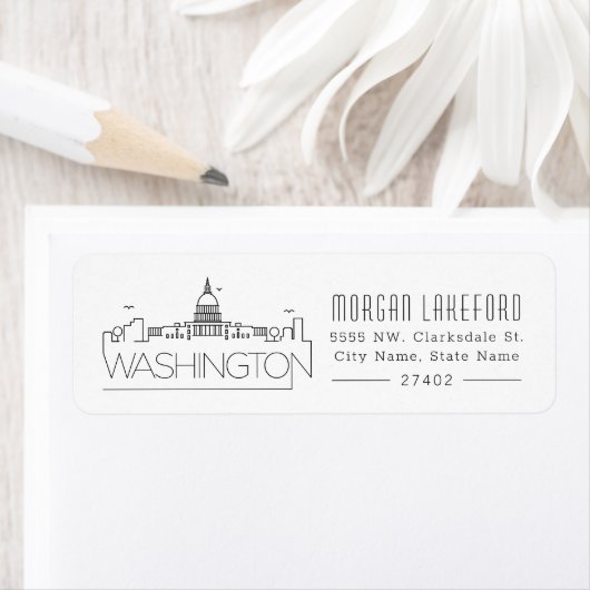 Washington DC Stylized Skyline | (Insitu)