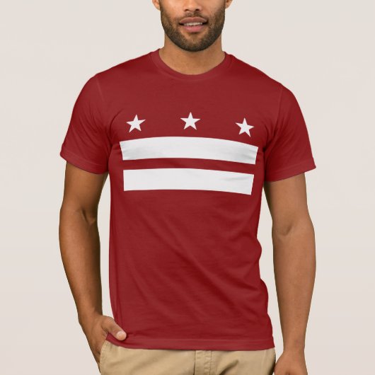 Washington DC-T - Shirtrot T-Shirt (Vorderseite)