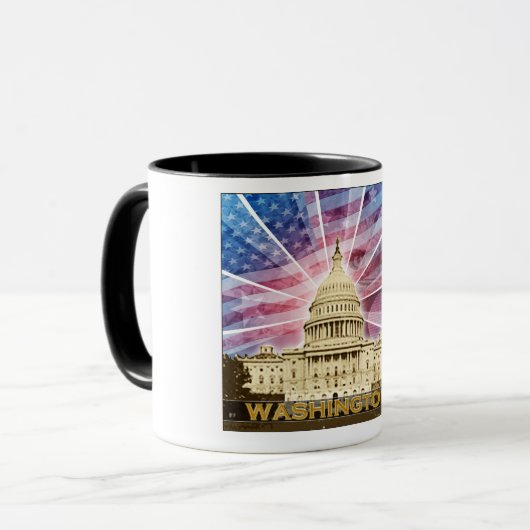 Washington DC Tasse (Vorderseite Links)