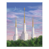 Washington DC Temple Fotodruck (Vorne)