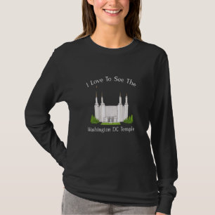 Washington DC Temple, ich Liebe, um meinen Tempel T-Shirt