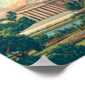 Washington DC Thomas Jefferson Memorial Travel Art Poster (Ecke)