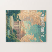 Washington DC Thomas Jefferson Memorial Travel Art Puzzle (Horizontal)