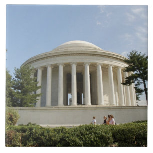 Washington, DC. Thomas- Jeffersondenkmal Fliese