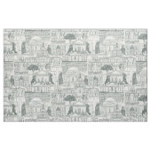 Washington DC Toile Balsam stark weiß Stoff (Fat Quarter (45,7 x 55,9 cm))