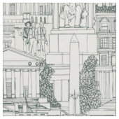 Washington DC Toile Balsam stark weiß Stoff (Nahaufnahme)