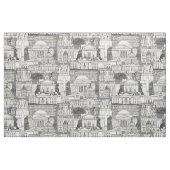 Washington DC Toile grau Stoff (Fat Quarter (45,7 x 55,9 cm))