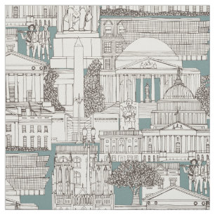 Washington DC Toile Junior Stoff