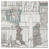 Washington DC Toile Junior Stoff (Nahaufnahme)