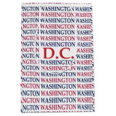 Washington DC Typografie Mittlere Geschenktüte (Vorderseite)