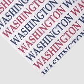 Washington DC Typografie Seidenpapier (Detail)