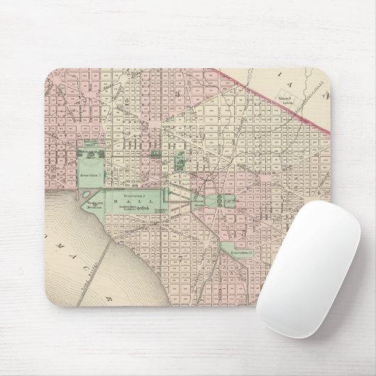 Washington DC und Georgetown Mousepad (Mit Mouse)
