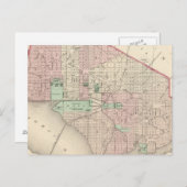 Washington DC und Georgetown Postkarte (Vorne/Hinten)