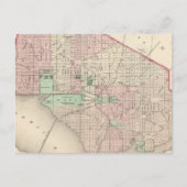 Washington DC und Georgetown Postkarte (Vorderseite)