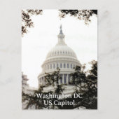 Washington DC US Hauptstadt Dome Fotografie Postkarte (Vorderseite)