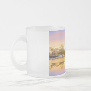 Washington DC US-Kapitolgebäude Sonnenuntergangsre Mattglastasse