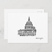 Washington DC USA Hauptstadt Postcard Postkarte (Vorne/Hinten)