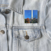 WASHINGTON, DC USA. Washington-Monumentaufstiege Button (Beispiel)