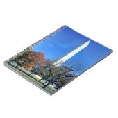 WASHINGTON, DC USA. Washington-Monumentaufstiege Notizblock (Linke Seite)