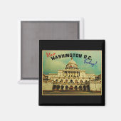 Washington DC Vintag Magnet (Vorderseite/Rückseite)