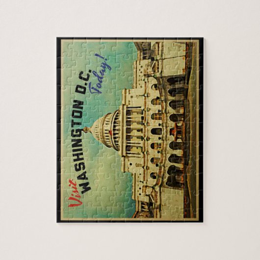 Washington DC Vintag Puzzle (Vertikal)