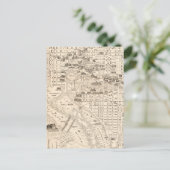 Washington DC Vintage-Karte  Postkarte (Stehend Vorderseite)