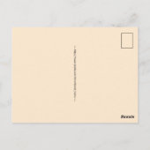 Washington DC Vintage-Karte  Postkarte (Rückseite)