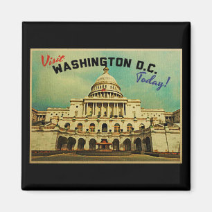 Washington DC Vintage Magnet