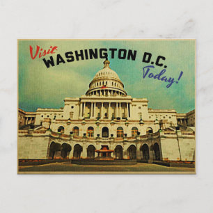 Washington DC Vintage Postkarte