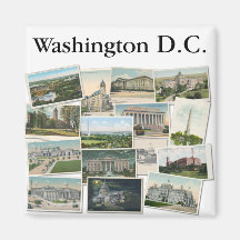 Washington DC: Vintage Postkarten Souvenir