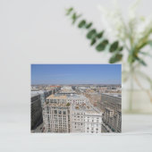 Washington DC vom Old Post Office Tower 2001 Postkarte (Stehend Vorderseite)