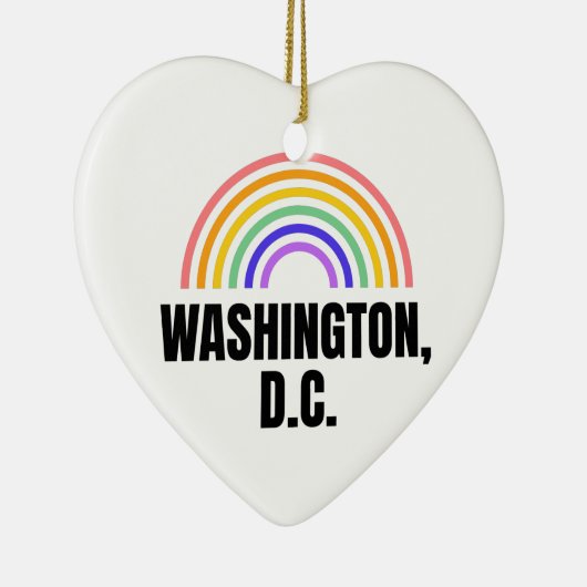 Washington DC - Washington Keramik Ornament (Rechts)