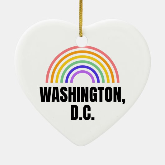 Washington DC - Washington Keramik Ornament (Hinten)